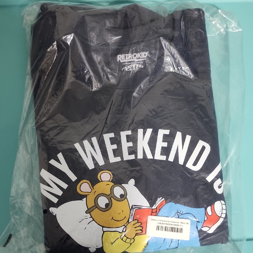 Arthur Graphic Tee - My Weekend is Booked Up - Picture 4 of 4